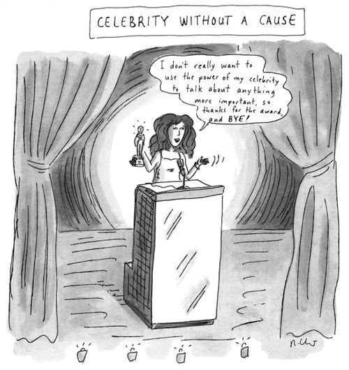 Celebrity without a cause