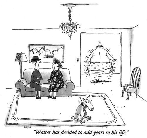 "Walter has decided to add years to his life."
