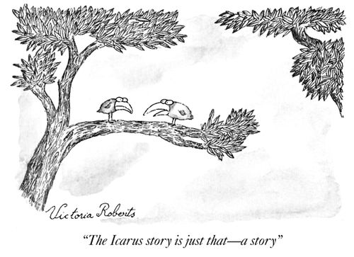 "The Icarus story is just that- a story."