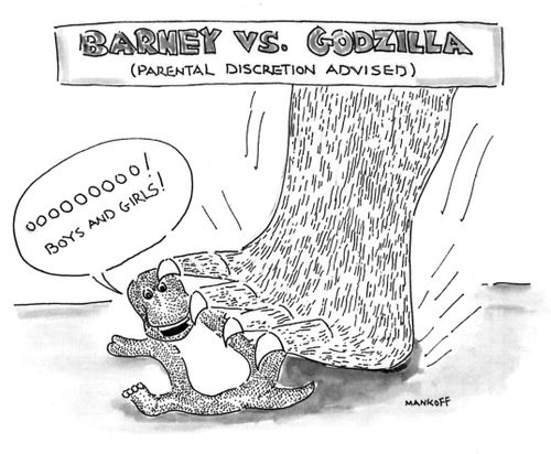 Barney Vs. Godzilla