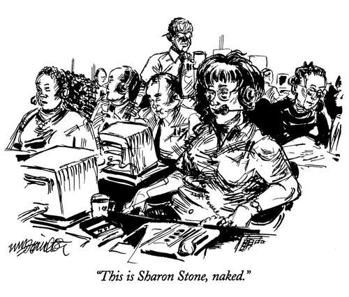 "This is Sharon Stone, naked."