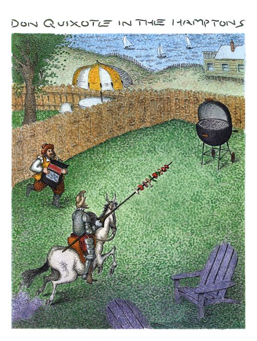 Don Quixote in the Hamptons