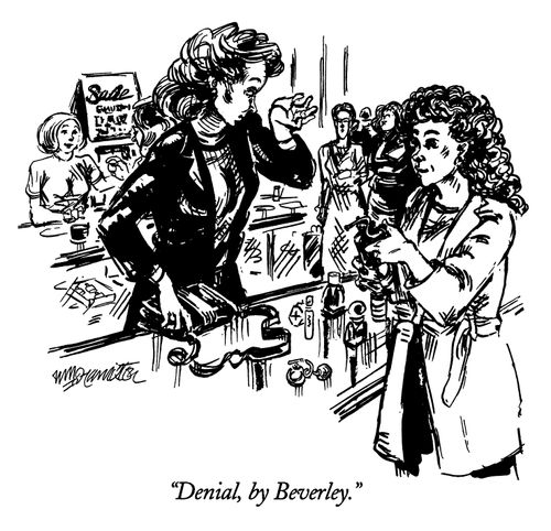 "Denial, by Beverley."