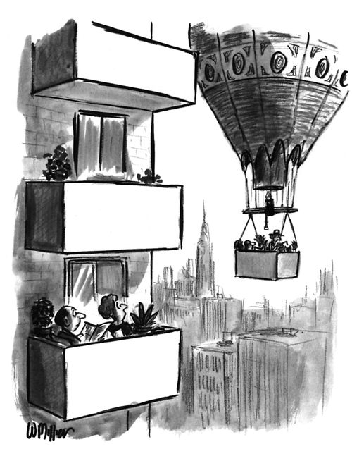 Balcony hot air balloon.