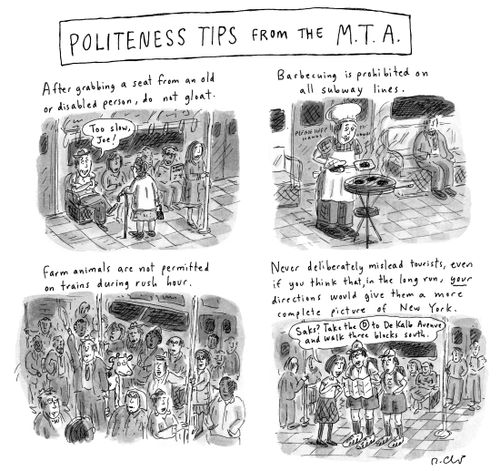 Politeness Tips From the M.T.A.