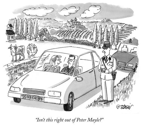 "Isn't this right out of Peter Mayle?"