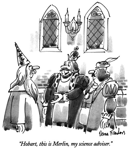 "Hobart, this is Merlin, my science adviser."