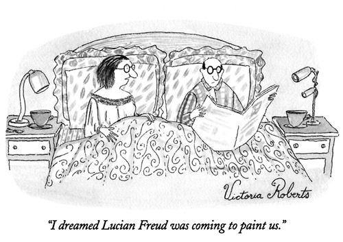 "I dreamed Lucian Freud was coming to paint us."