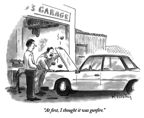 "At first, I thought it was gunfire."