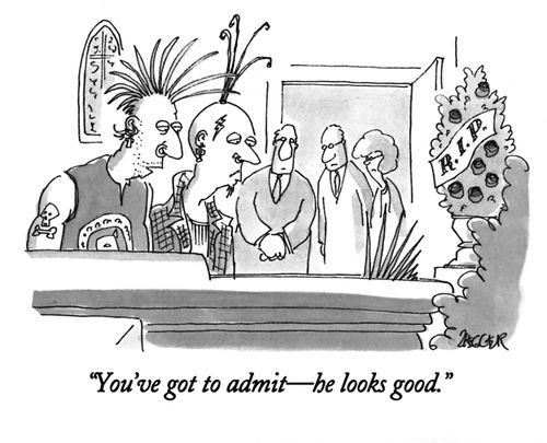 "You've got to admit—he looks good."