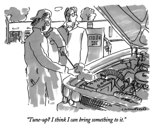 "Tune-up? I think I can bring something to it."