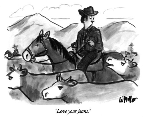 "Love your jeans."