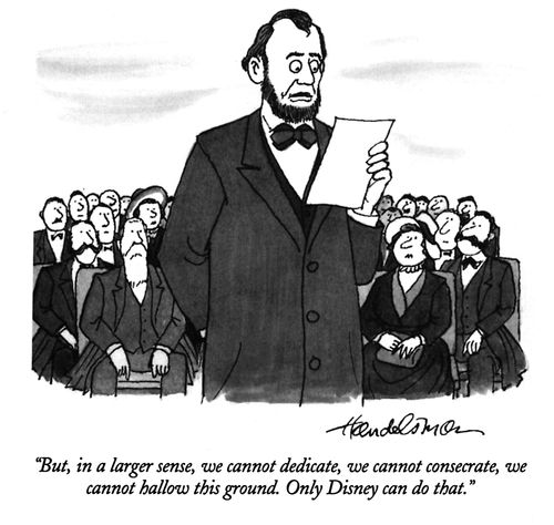 "But, in a larger sense, we cannot dedicate, we cannot consecrate, we cannot hallow this ground. Only Disney can do that."