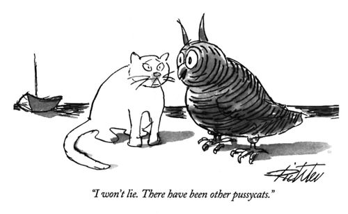 "I won't lie. There have been other pussycats."
