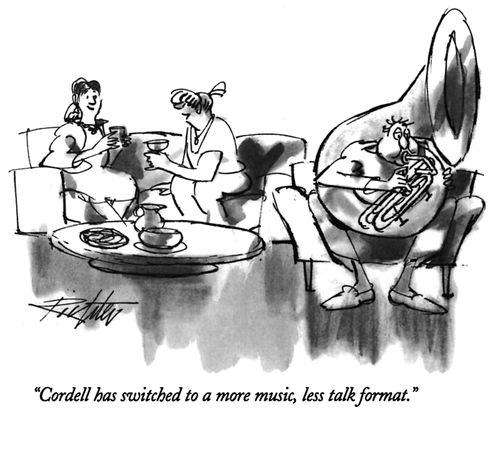 "Cordell has switched to a more music, less talk format."