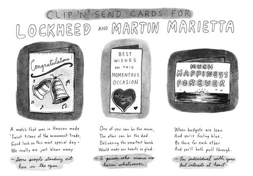 Clip 'n' Send Cards for Lockheed and Martin Marietta