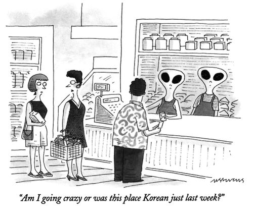 "Am I going crazy or was this place Korean just last week?"