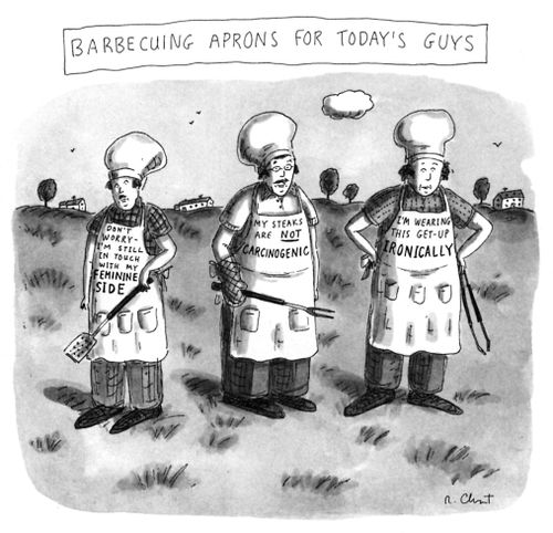 Barbecuing Aprons For Today's Guys