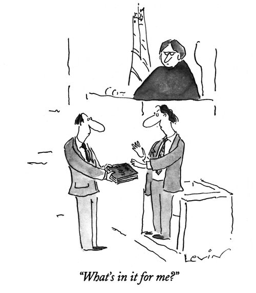 "What's in it for me?"