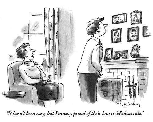 "It hasn't been easy, but I'm very proud of their low recidivism rate."