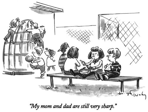 "My mom and dad are still very sharp."