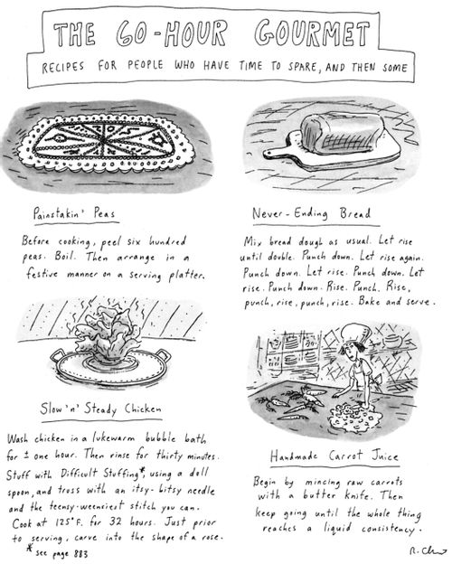 The 60 Hour Gourmet Recipe For People Who Have Time To Spare And Then Some.