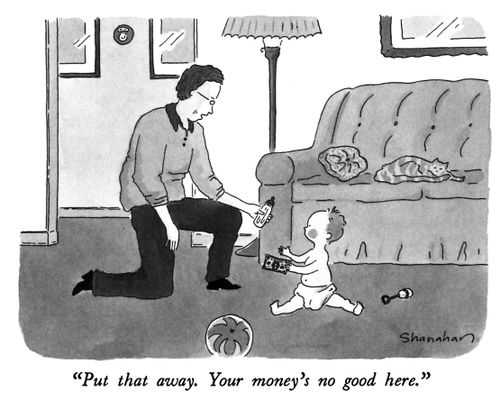 "Put that away. Your money's no good here."