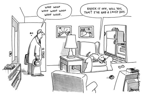 "Knock it off, will you, Tom? I've had a lousy day."