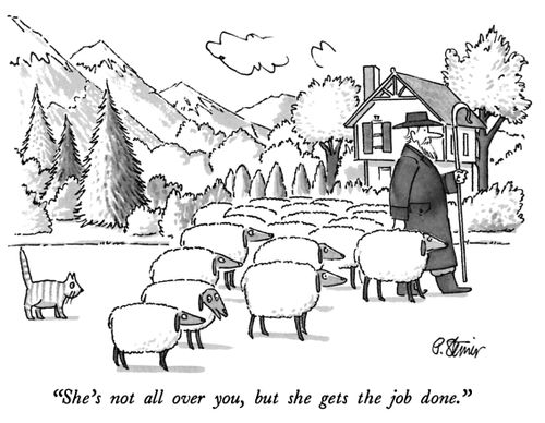 "She's not all over you, but she gets the job done."