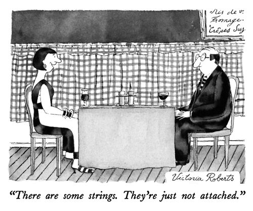 "There are some strings. They're just not attached."