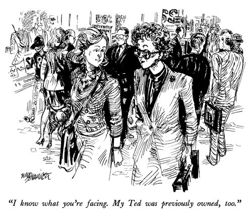 "I know what you're facing. My Ted was previously owned, too."