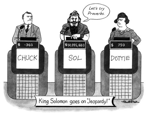 King Solomon goes on "Jeopardy!"