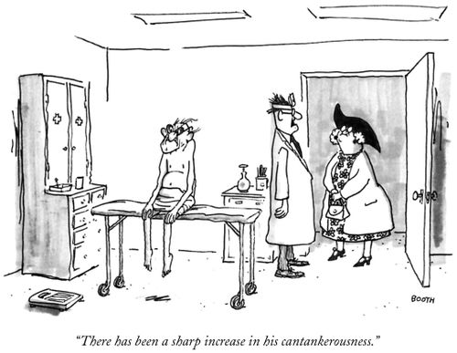 "There has been a sharp increase in his cantankerousness."