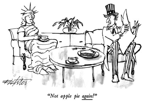 "Not apple pie again!"