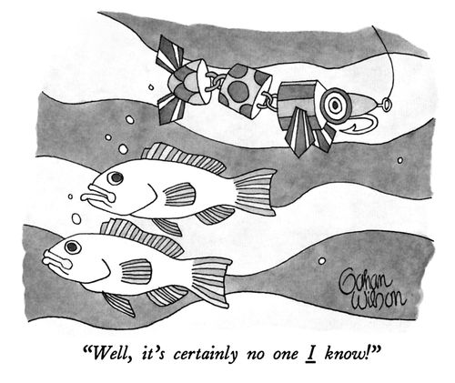 "Well, it's certainly no one I know!"