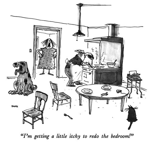 "I'm getting a little itchy to redo the bedroom!"