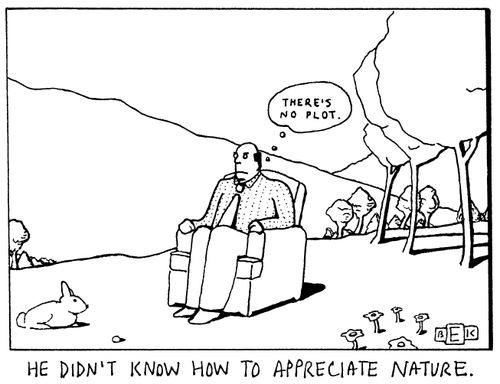 He Didn't Know How To Appreciate Nature