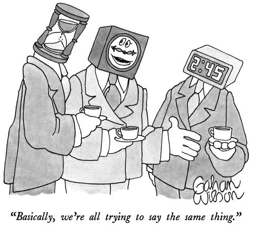 "Basically, we're all trying to say the same thing."