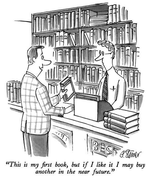 "This is my first book, but if I like it I may buy another in the near future."