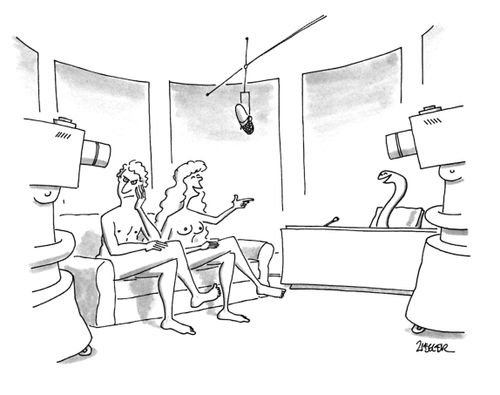 Adam and Eve on a Talk Show