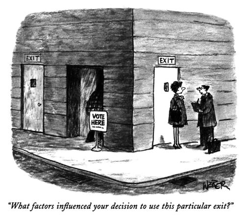 "What factors influenced your decision to use this particular exit?"