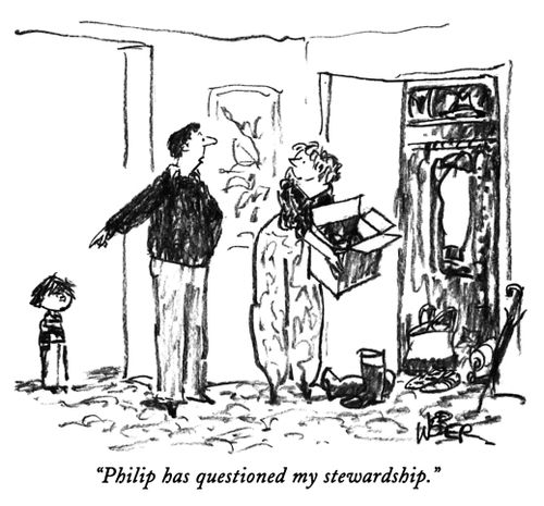 "Philip has questioned my stewardship."