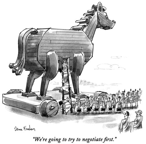 "We're going to try to negotiate first."