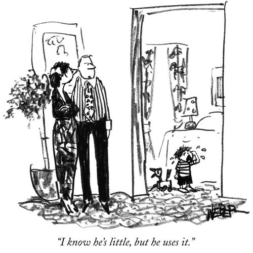 "I know he's little, but he uses it."