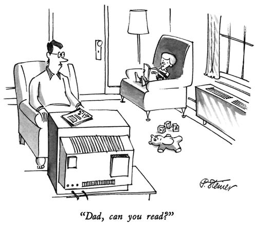 "Dad, can you read?"