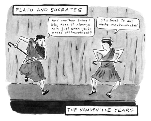 Plato and Socrates, the Vaudeville Years