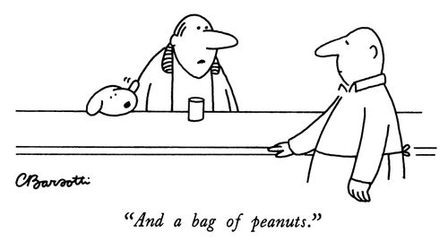 "And a bag of peanuts."