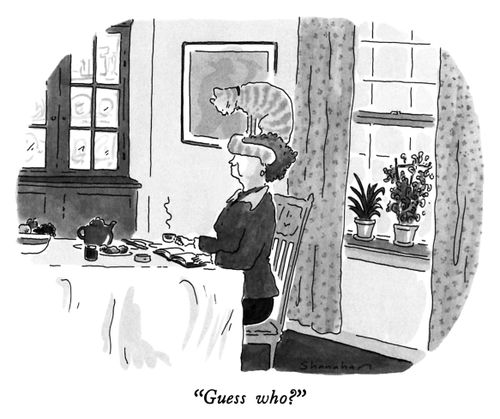 "Guess who?"