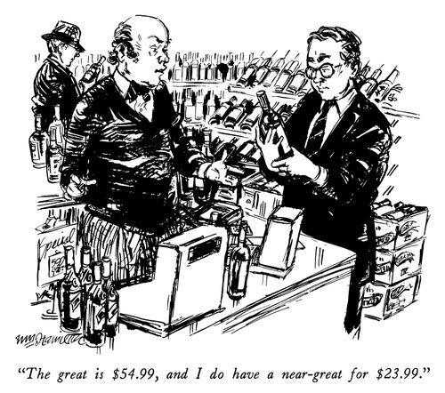 "The great is $54.99, and I do have a near-great for $23.99."