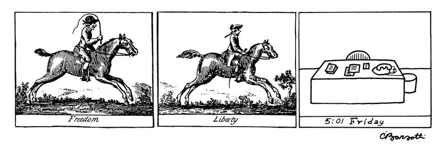 Freedom, Liberty and 5:01 on a Friday.